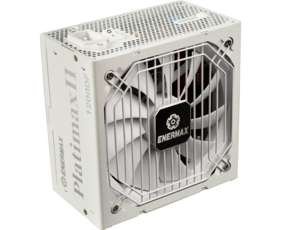 Enermax Platimax II D.F. 1200W (white, 1x 12-pin high power GPU, 3x PCIe cable management, 1000 watts) Datoru barošanas bloki