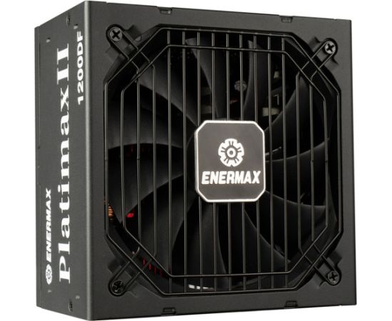 Enermax Platimax II D.F. 1200W (black, 1x 12-pin high power GPU, 3x PCIe cable management, 1000 watts) Datoru barošanas bloki