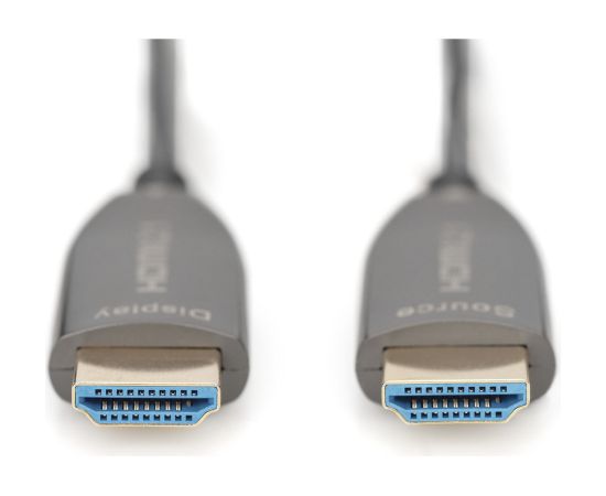 Digitus HDMI AOC Hybrid Fiber Optic Cable, UHD 8K (black, 15 meters) Dažādi vadi