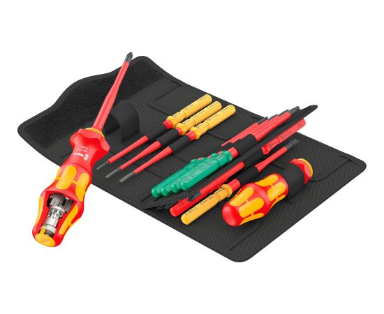 Wera Kraftform Kompakt Turbo i Imperial 1 Tool Finder, 16-piece (red/yellow, 16-piece) Новинки Для дома и сада 