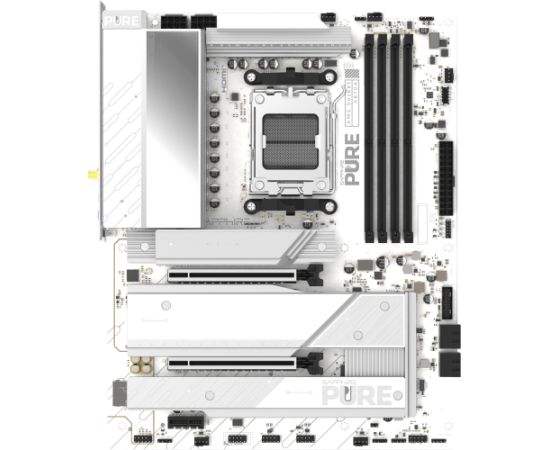 Sapphire PURE X870A WIFI 7 (white) Mātes plates