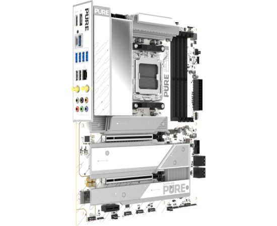 Sapphire PURE X870A WIFI 7 (white) Mātes plates