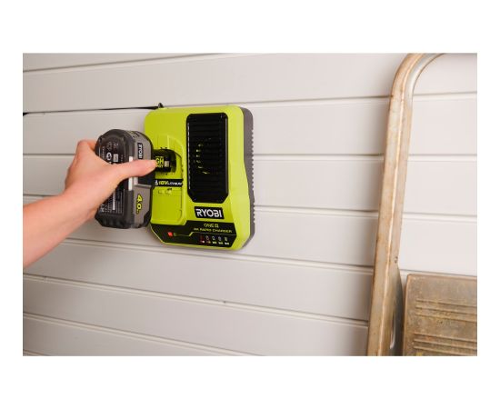 Ryobi 18 V ONE+ battery quick charger RC18180 (green/grey, charging current 8.0A) Новинки Для дома и сада 