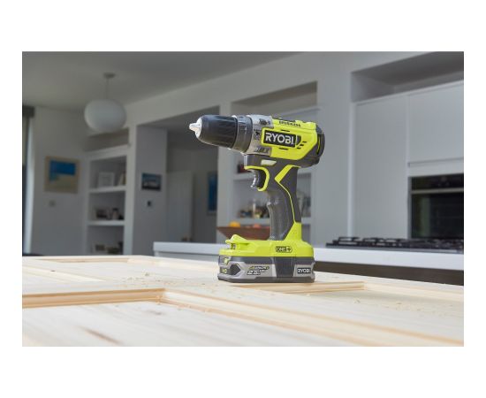 Ryobi ONE+ cordless impact drill R18PD5-220S, 18Volt (green/black, 2x Li-ion battery 2.0Ah) Новинки Для дома и сада 