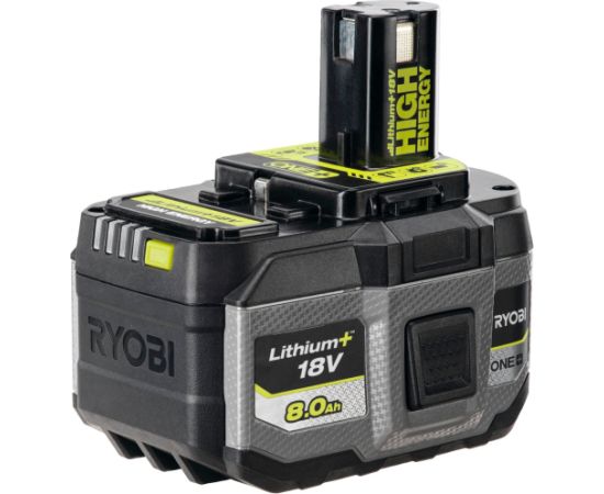Ryobi ONE+ battery 18Volt 8Ah Lithium+ RB1880T (High Energy) Baterijas un akumulatori