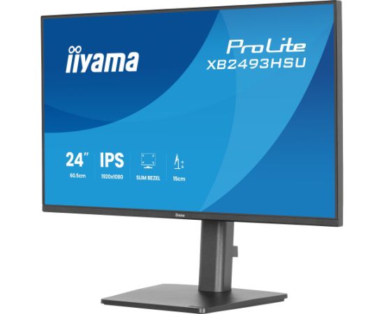 iiyama ProLite XB2493HSU-B1 - 27 - FullHD, IPS, HDMI, DP, USB hub, Adaptive-Sync, 120Hz panel Monitori