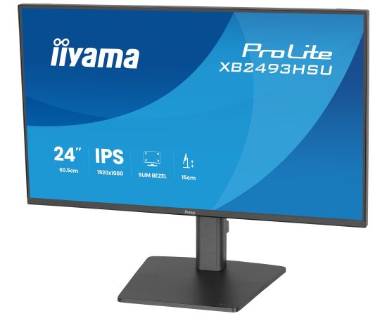 iiyama ProLite XB2493HSU-B1 - 27 - FullHD, IPS, HDMI, DP, USB hub, Adaptive-Sync, 120Hz panel Monitori