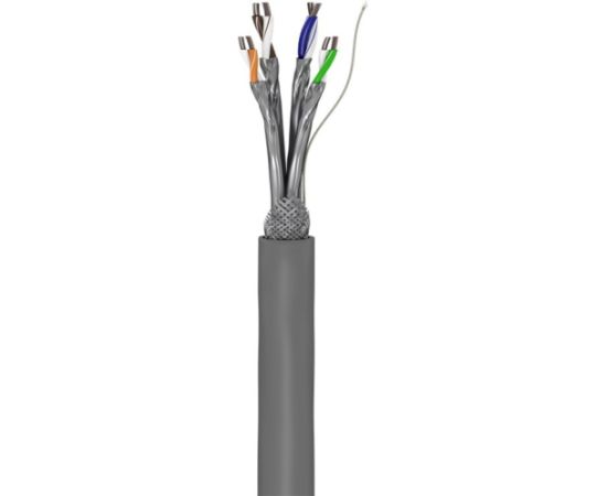 Goobay network cable Cat.6, S/FTP (PiMF) (gray, 305 meters) Tīkla vadi