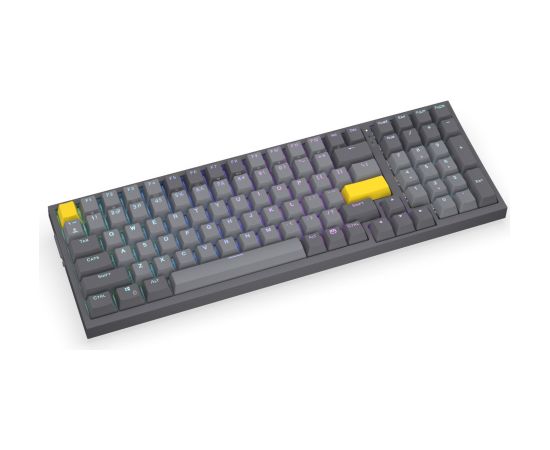 Celeris 1800 (gray, US layout, ENDORFY Yellow by Gateron) Klaviatūras