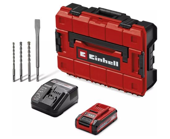 Einhell Professional cordless hammer drill TP-HD 18/28 Li BL+4, 18Volt (red/black, Li-Ion battery 3.0 Ah, 4-piece accessory set, E-Case S) Новинки Для дома и сада 