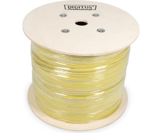 Digitus Professional Cat.7a S/FTP installation cable duplex (yellow, 500 meter drum) Tīkla vadi