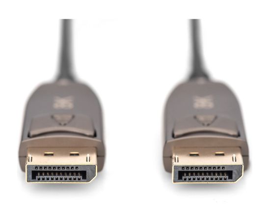 Digitus DisplayPort AOC Hybrid fiber optic cable, UHD 8K (black, 20 meters) Dažādi vadi