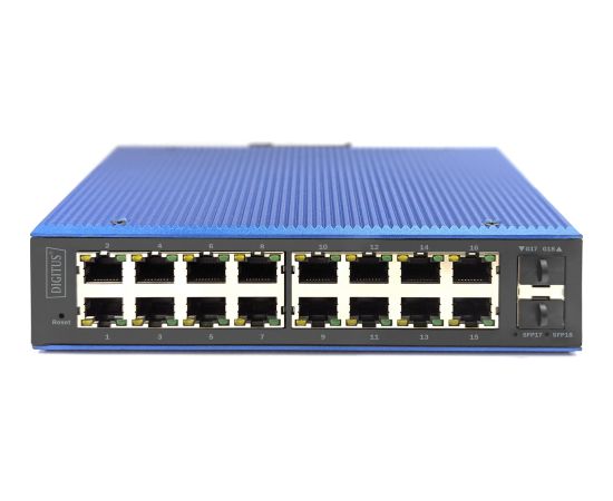 Digitus Industrial 16+2-Port L2 managed Gigabit Ethernet PoE Wireless Routers