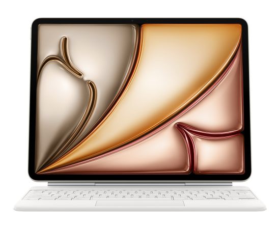 Apple Magic Keyboard for the 13" iPad Air (M3) (white, US-International layout, scissor mechanism) Klaviatūras