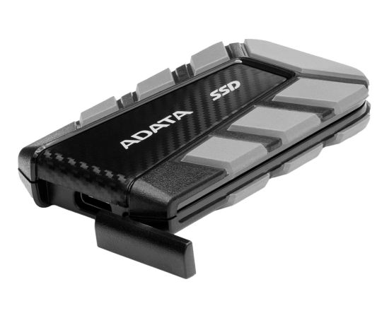 ADATA External SSD SD820 1 TB, External SSD (black/gray, USB-C 3.2 Gen 2 (10 Gbit/s)) SSD Cietie Diski (Solid state drive)