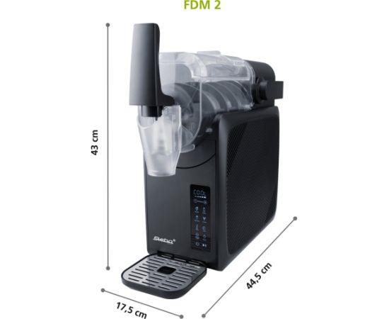 Steba Slush-Maker FDM 2, ice cream maker black, for 2,000ml slush, 220 watt compressor Машины для мороженого