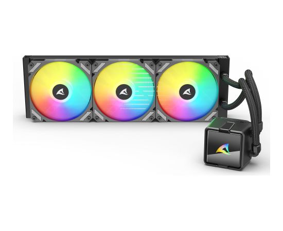 Sharkoon S60 ARGB, water cooling black Procesoru dzesēšana