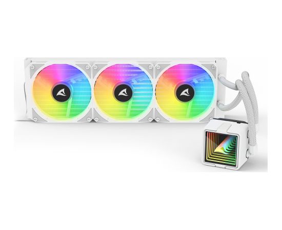 Sharkoon S100 ARGB, water cooling white Охлаждение процессора