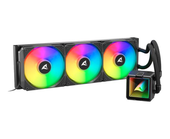 Sharkoon S100 ARGB, water cooling black Охлаждение процессора