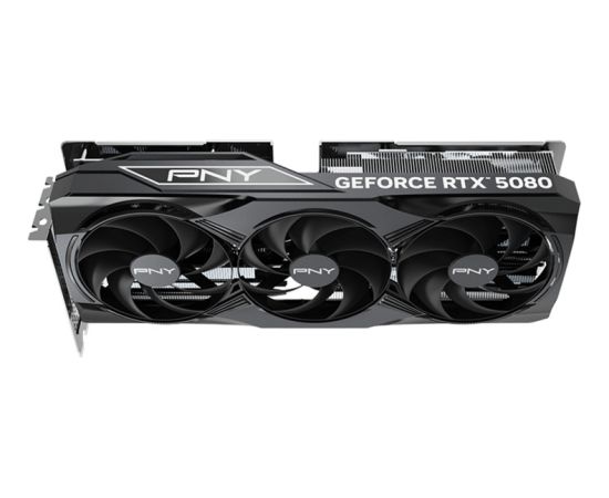 Pny Technologies PNY GeForce RTX 5080 OC, graphics card DLSS 4, 3x DisplayPort, 1x HDMI 2.1 Grafiskās video kartes