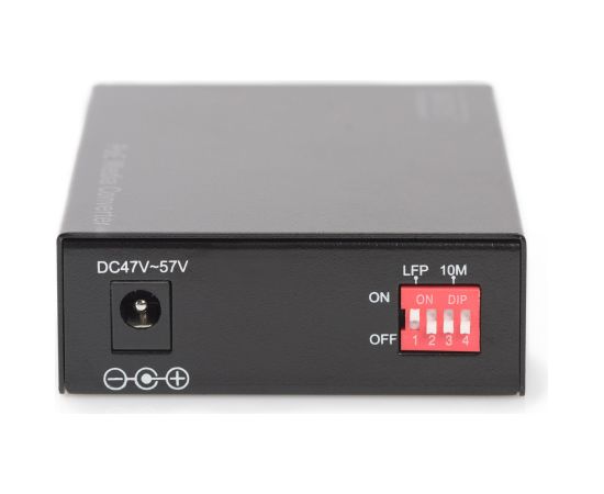 Digitus Gigabit PoE media converter, RJ45 / SFP, PSE black Tīkla vadi
