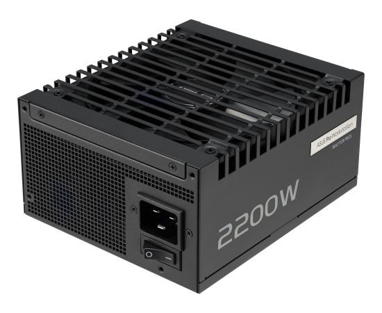 ASUS ASUS-PRO-WS-2200P, PC power supply, black, 2x 12-pin high-power GPU, 4x PCIe, cable management, 2200 watts Datoru barošanas bloki