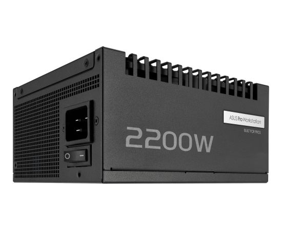 ASUS ASUS-PRO-WS-2200P, PC power supply, black, 2x 12-pin high-power GPU, 4x PCIe, cable management, 2200 watts Datoru barošanas bloki
