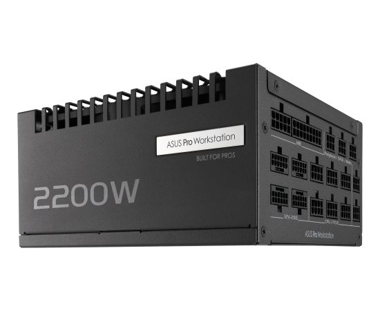 ASUS ASUS-PRO-WS-2200P, PC power supply, black, 2x 12-pin high-power GPU, 4x PCIe, cable management, 2200 watts Datoru barošanas bloki