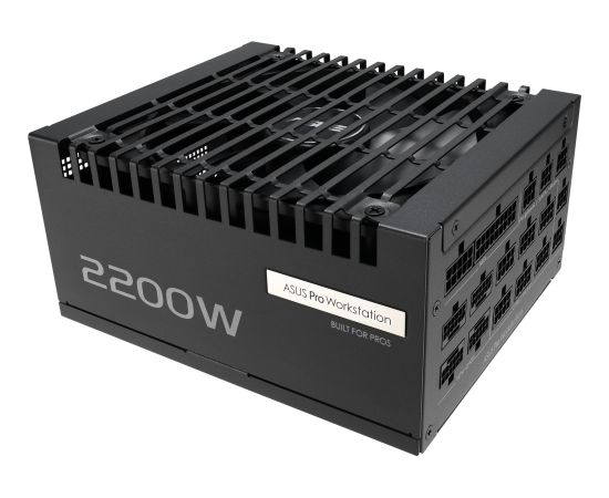ASUS ASUS-PRO-WS-2200P, PC power supply, black, 2x 12-pin high-power GPU, 4x PCIe, cable management, 2200 watts Datoru barošanas bloki