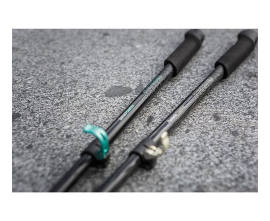 Komperdell Bayamo Carbon Vario, fitness equipment black/light brown, 1 pair, 105-125 cm Трекинговые палки