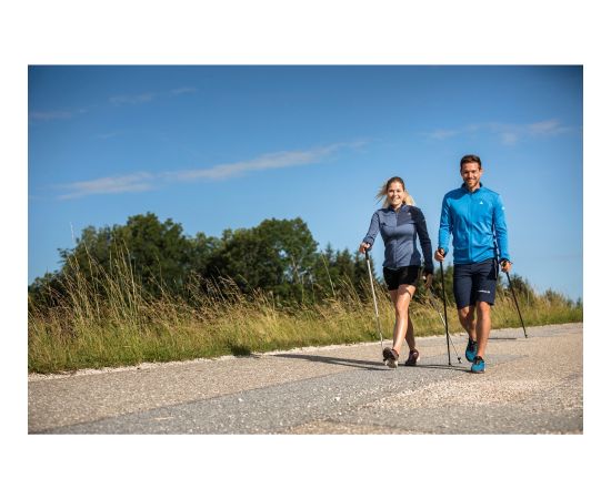 Komperdell Bayamo Carbon Vario, fitness equipment black/light brown, 1 pair, 105-125 cm Трекинговые палки