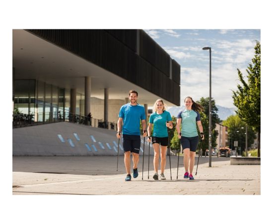 Komperdell Bayamo Carbon Vario, fitness equipment black/light brown, 1 pair, 105-125 cm Трекинговые палки