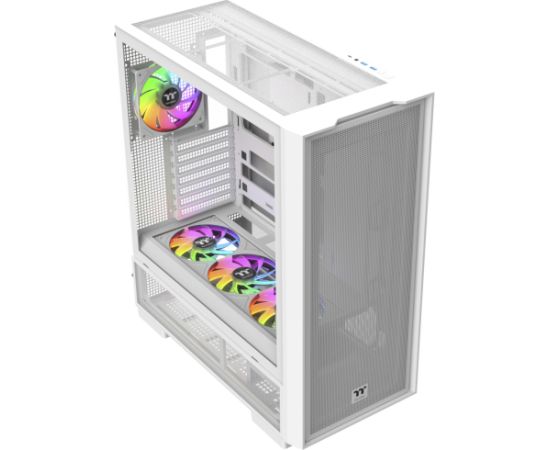 Thermaltake S380 TG ARGB, Tower Case White, Tempered Glass Datoru korpusi