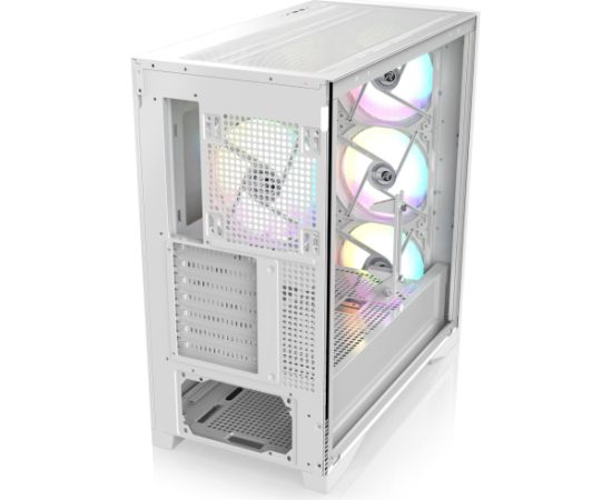 RAIJINTEK AGOS MAX-MS4, Tower case white, Tempered Glass Datoru korpusi