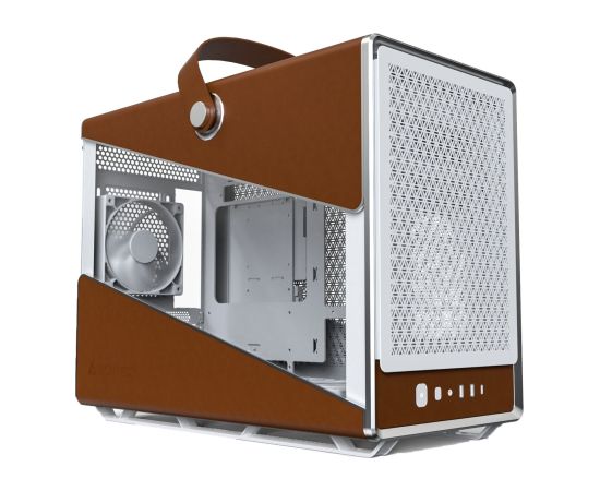 Montech Heritage 30 Pro, Tower Case white/brown, Tempered Glass Datoru korpusi