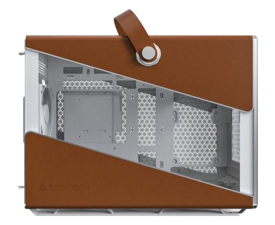 Montech Heritage 30 Pro, Tower Case white/brown, Tempered Glass Datoru korpusi