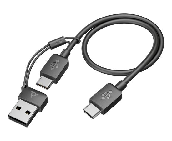 HP Poly Voyager Focus 2 USB-CC Headset USB-C/-A Adapter Aудио-видео