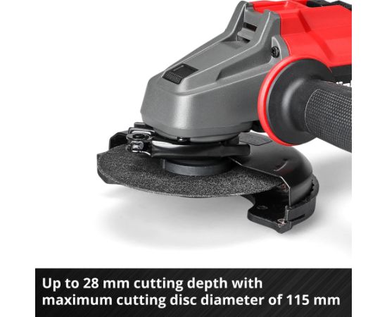 EINHELL Professional Cordless Angle Grinder AXXIO 18/115, 18 Volt red/black, without battery and charger Новинки Для дома и сада 