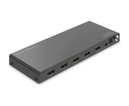 Digitus 8K HDMI Splitter, 1x4 black, with downscaler Dažādi vadi