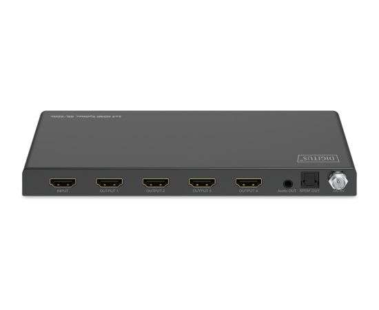 Digitus 8K HDMI Splitter, 1x4 black, with downscaler Dažādi vadi