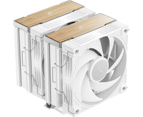 DeepCool AK620 G2 WH, CPU cooler white/wood, 120 mm Procesoru dzesēšana