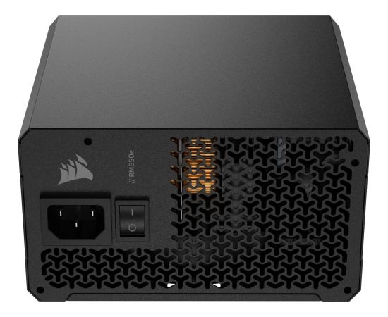 Corsair RM650e, PC power supply, black, 4x PCIe, cable management, 650 watts Datoru barošanas bloki