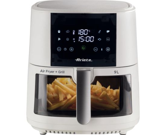 Ariete hot air fryer 9 L white, 1500 watts, 9 liter basket, with viewing window Taukvāres katli