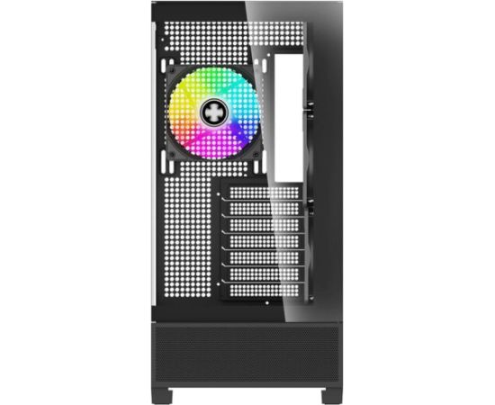 Xilence Flare X909.ARGB, Tower Case Black, Tempered Glass x 2 Datoru korpusi