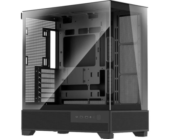 Xilence Flare X909.ARGB, Tower Case Black, Tempered Glass x 2 Datoru korpusi