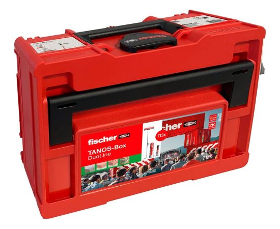 fischer DuoLine Tanos-Box M173 light grey/red, 713-piece Новинки Для дома и сада 