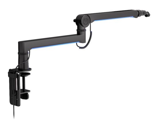 ENDORFY Microphone Mount Broadcast Low Profile RGB Boom Arm Black, for microphones up to 2kg, LED backlighting Jaunumi - Audio-Video