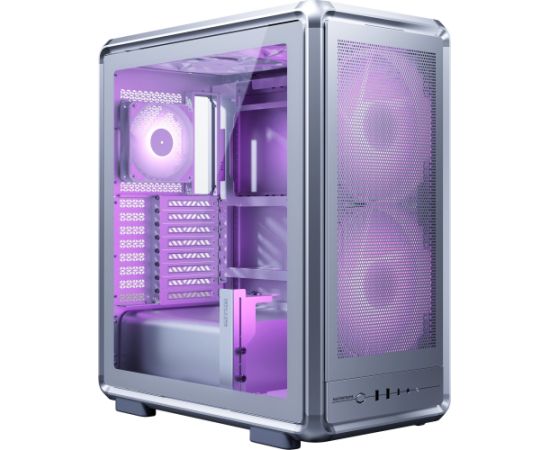 Cooler Master Masterframe 500 Mesh ARGB, Tower Case Silver, Tempered Glass Datoru korpusi