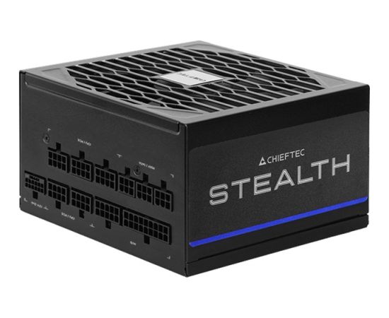 Chieftec Stealth 1000W, PC power supply black, 1x 12-pin high power GPU, 3x PCIe, cable management, 1000 watts Datoru barošanas bloki