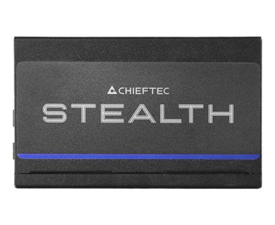 Chieftec Stealth 1000W, PC power supply black, 1x 12-pin high power GPU, 3x PCIe, cable management, 1000 watts Datoru barošanas bloki